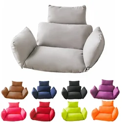 High Quality Outdoor Beach Chair Pad Hanging Egg Basket Swing Cushions Garden Rattan Basket Modern Patio Swing Chair Cushion