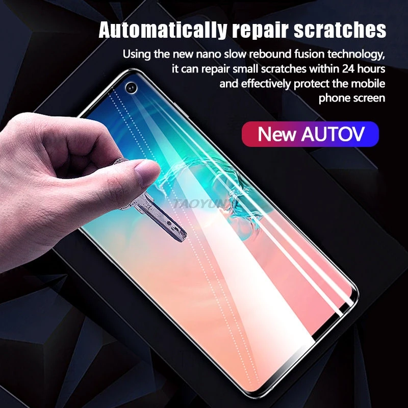 5 Stück Hydrogel-Folie für Samsung S26 S25 Ultra S24 S23 S22 Plus S21 Ultra S20 FE Vollbildschirmschutz für Galaxy S25+ S24+ S23+ – Detail 4