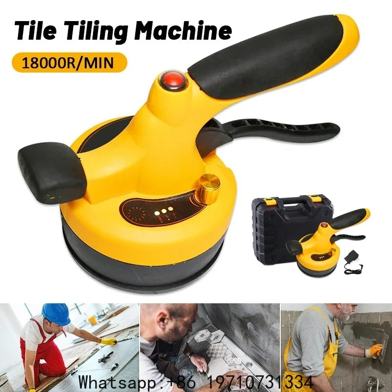 Professional Tile Leveling Machine Rechargeable Ceramic Tile Floor Lithium Battery Wireless Wall Tile Vibration Leveling Tools