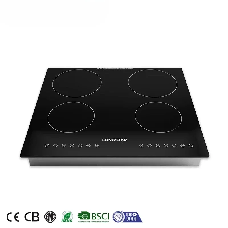 2025 New Multifunctional High Quality Induction Cooktop 4 Burner Commercial Electric Ceramic Stove DIY OEM Hot Selling