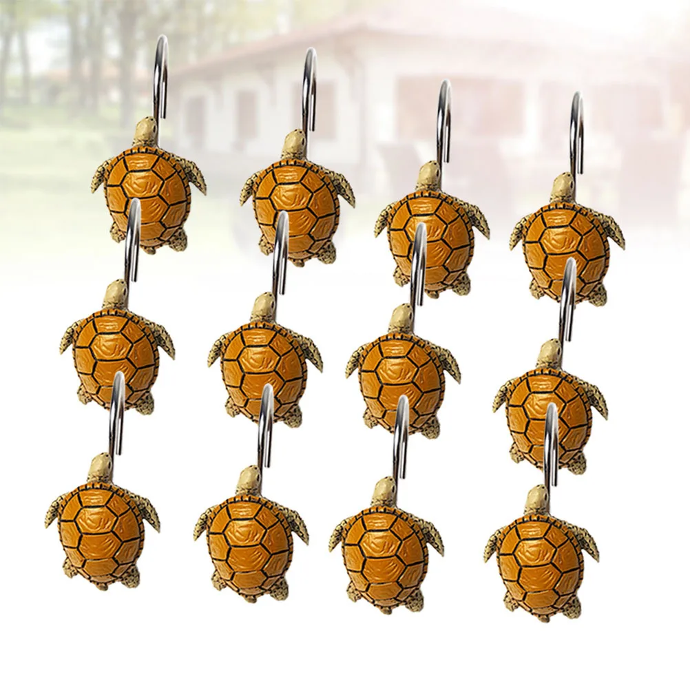 

12Pcs Creative Resin Turtle Shaped Hooks Heavy Duty Multifunctional Decor for Kitchen Bedroom Wardrobe Resin Hooks