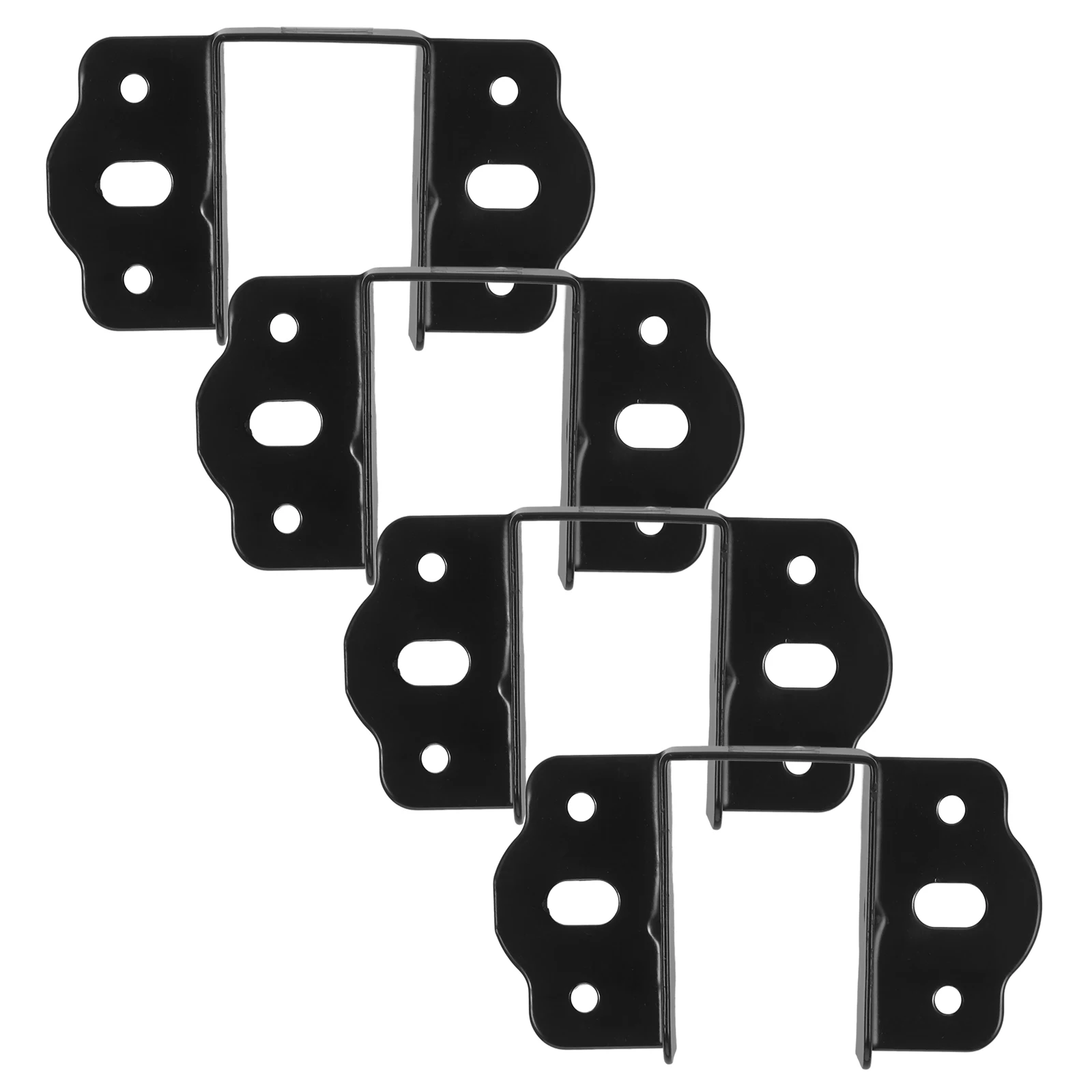 

4pcs Bed Hardware Accessories Thickened Hinge Buckle Furniture Iron Supplies Durable Reusable Bracket Compatible