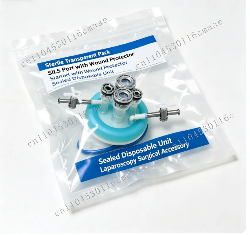 SILS Laparoscopic Single‑Incision Surgical Port System Complete Unit With Wound Protector For Laparoscopy Procedures
