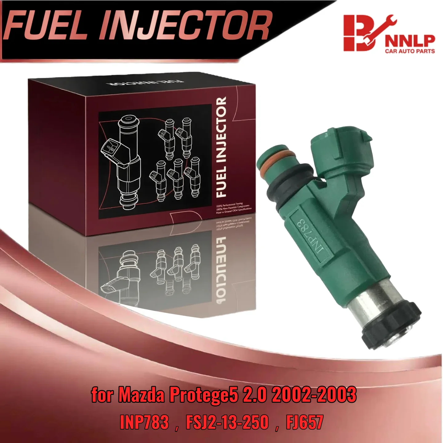 

1 Pc Injector for Mazda Protege5 2.0 2002-2003 with FSJ2-13-250 INP783 FJ657