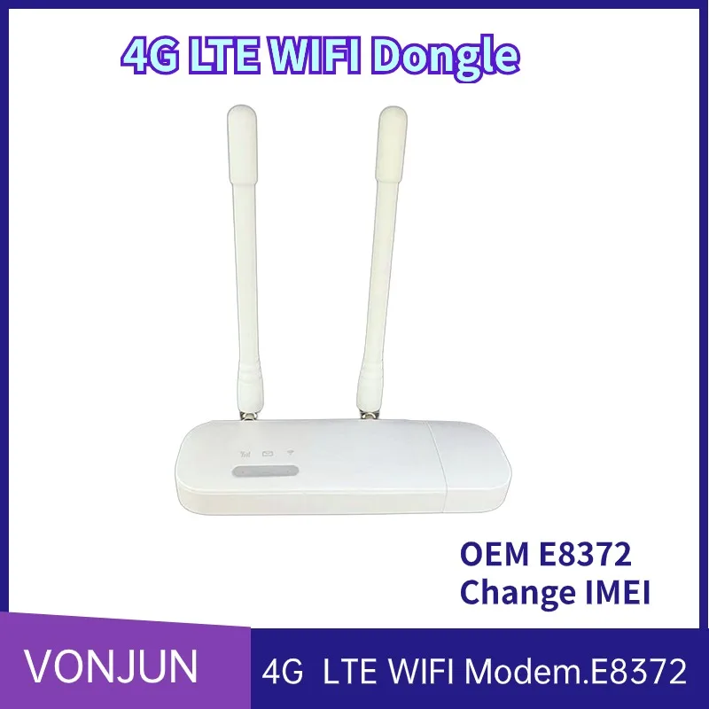 Unlocked OEM E8372 LTE WIngle with4G Sim Card Slot Wireless Router  E8372h-153 -517 Plus Antenna