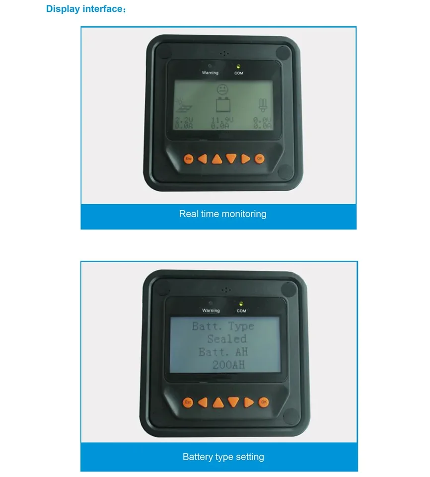 EPEVER MT50/MT52 Meter for EPEVER Tracer solar controller TracerAN