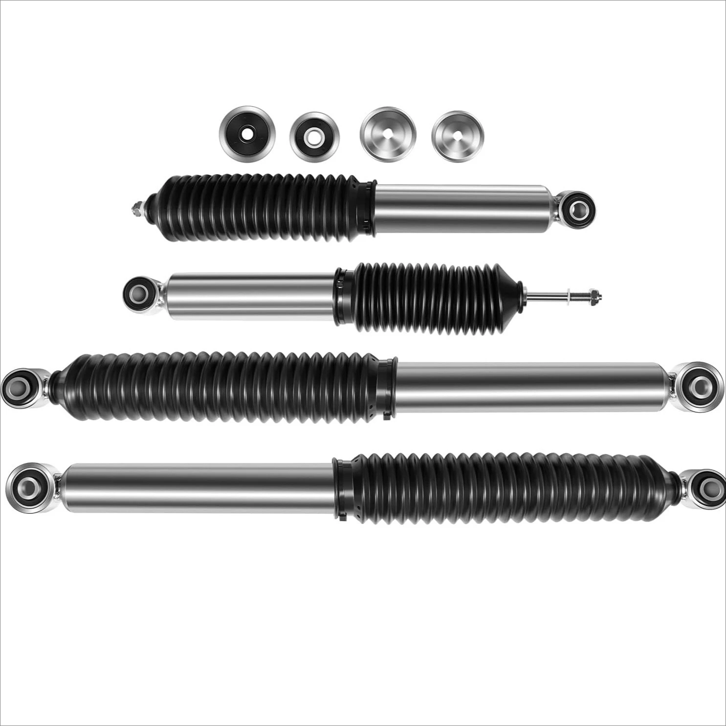 ANX Vorder- und Hintermonotube-Stoßdämpfer 5100 für Silverado Sierra 1500HD 2500 2500HD 3500 3500HD 1999-2010, ersetzt 24-186735 24-186742 – Detail 1