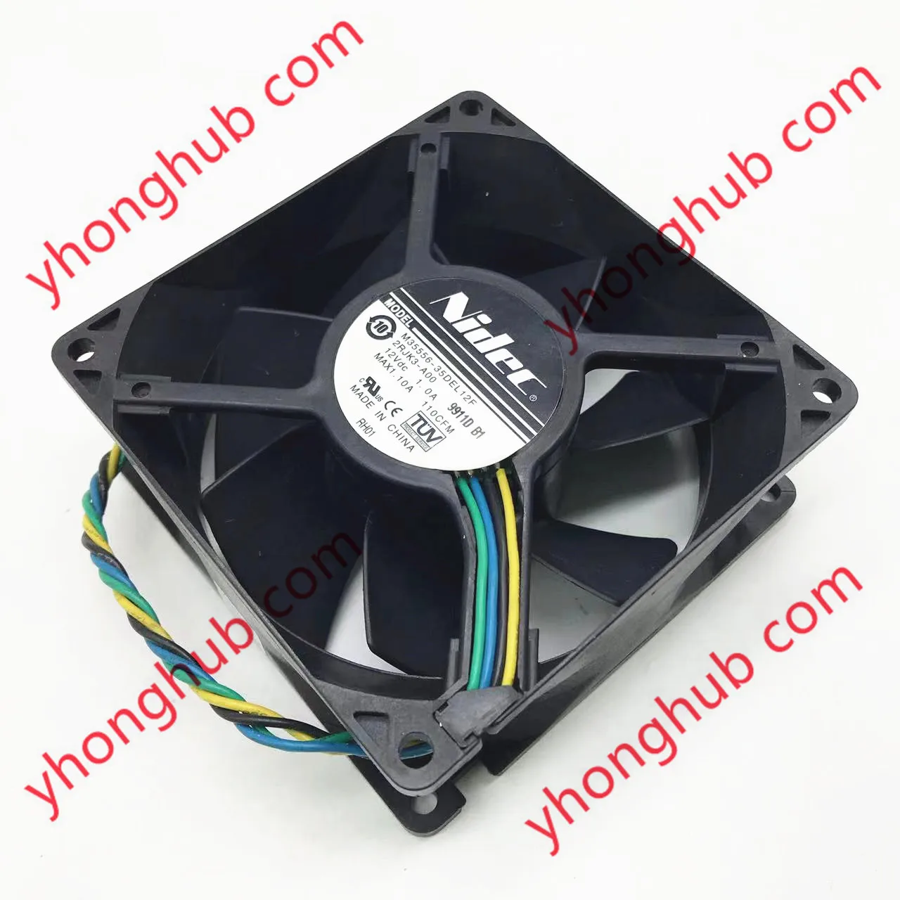 

Nidec M35556-35DEL12F DC 12V 1.0A 92x92x38mm Server Cooling Fan