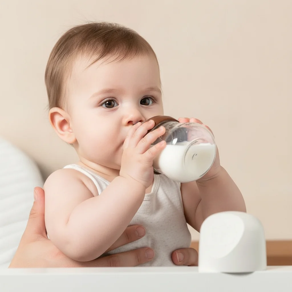 Cute Glass Baby Bottle Anti-flatulence 80/160ML Infant Milk Bottle Anti Choking Food Grade Baby Drinking Cup Toddler