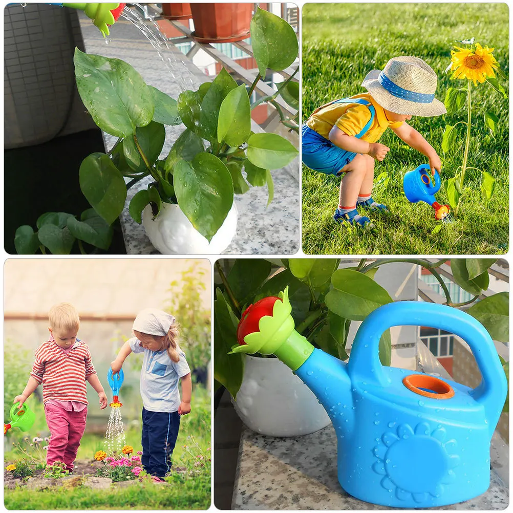 3 pezzi Mini annaffiatoio per i più piccoli Bagno a forma di pollo Gioco d'acqua all'aperto Attrezzo da giardino in plastica Doccia per bambini Giocattolo per bambini