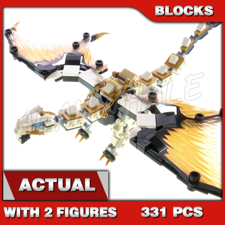 302 Uds Shinobi Empire Dragon Mech Digi Blade Wings Kai regla malvada Unagami 11550 conjuntos de bloques de construcción regalos compatibles con el modelo