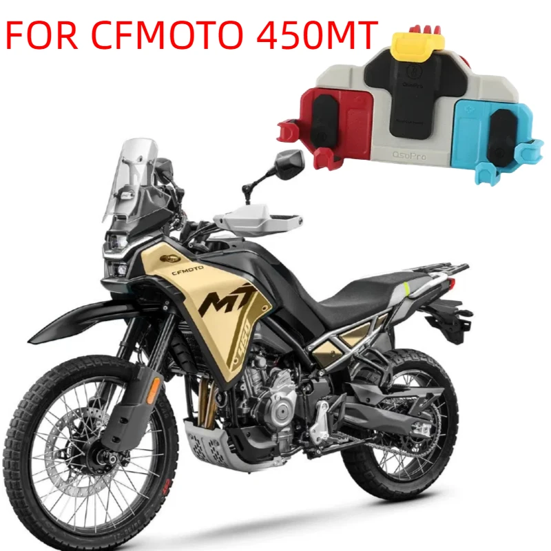 

New FOR CFMOTO 450MT 450 MT 2024 2025 Motorcycle Accessories GPS Phone Holder Stand CNC aluminum Navigation Extension Bracket