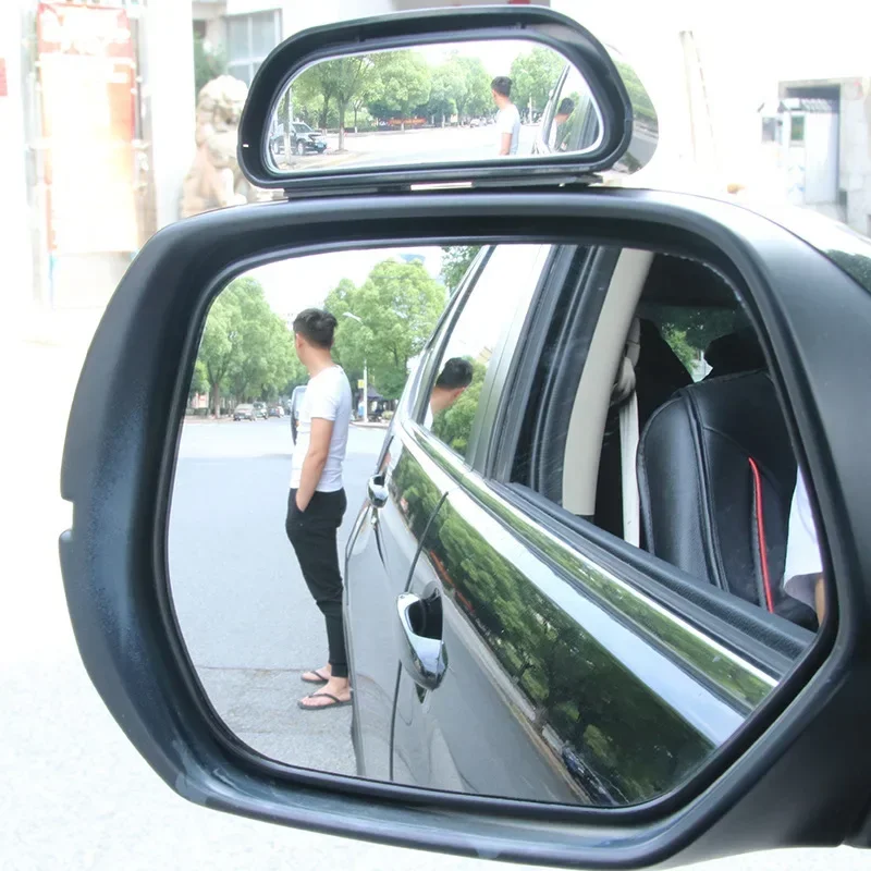 Car Auxiliary Mirror Definition Convex Mirror Blind Spot Rearview Mirror Reversing Auxiliary Mirror Easy Install Car Accessories