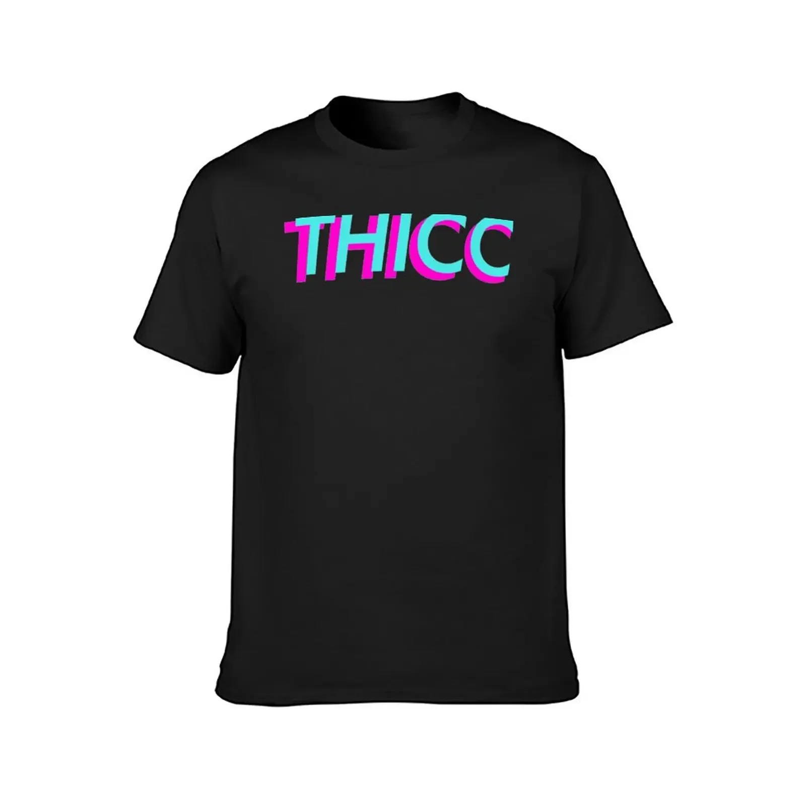 thicc T-Shirt anime figures graphic shirts custom t shirt man t shirt Men's t shirts