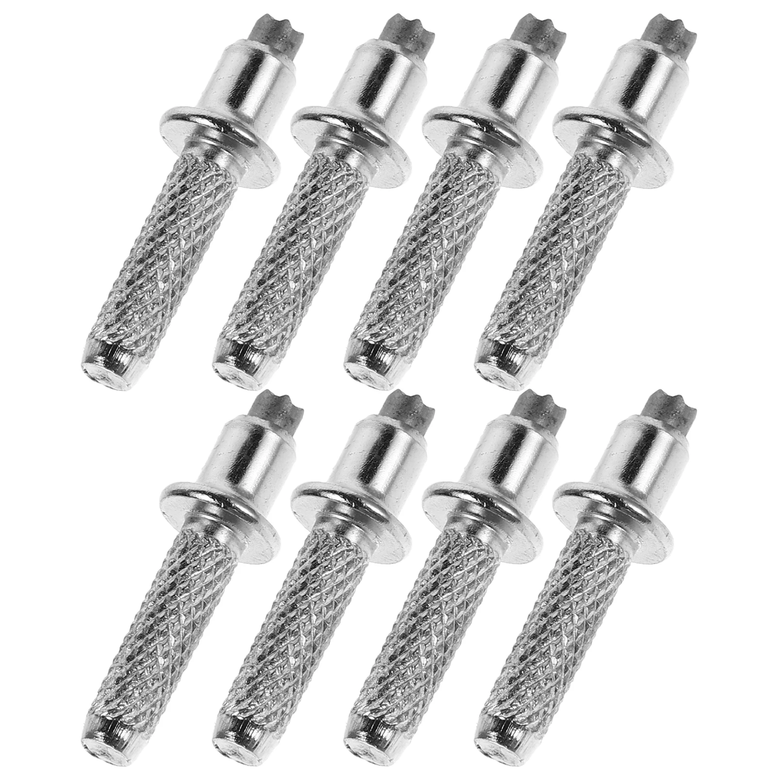 

8 Pcs Trekking Pole Tips Hiking Accessories Tungsten Steel Replacement Walking Stick Spikes for Men Durable Anti Slip