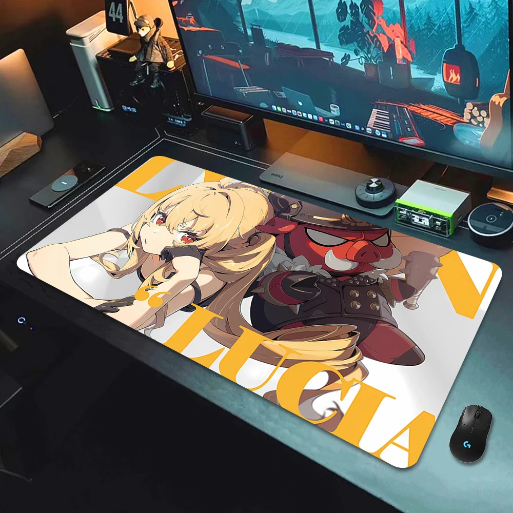 Zenless Zone Zero Gaming Mouse Pad ZZZERO ZZZ Nicole Koleda Lycaon Ellen Corin Large Cute Office Laptop Keyboard Kawaii Desk Mat