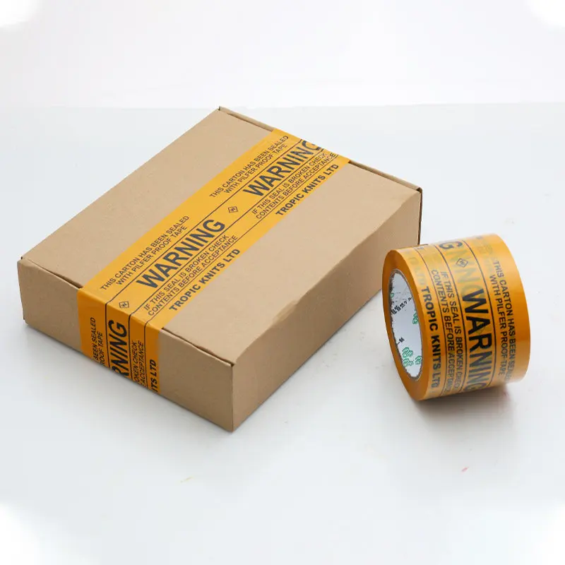 Warning Tape [7.5cm Wide] Large Yellow Roll Warning Warning Tape for Sealing and Packing Boxes