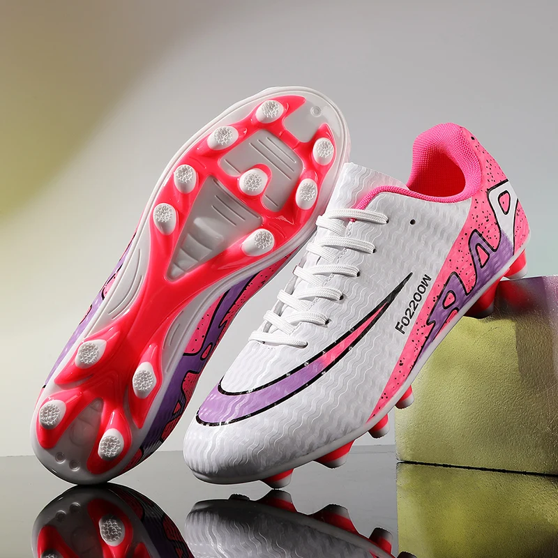 

New Men's Football Boots Ultralight Non-Slip Non Slip Fg Sport Indoor Grass Adult Cleats Soccer Shoes Turf Futsal Comfortable