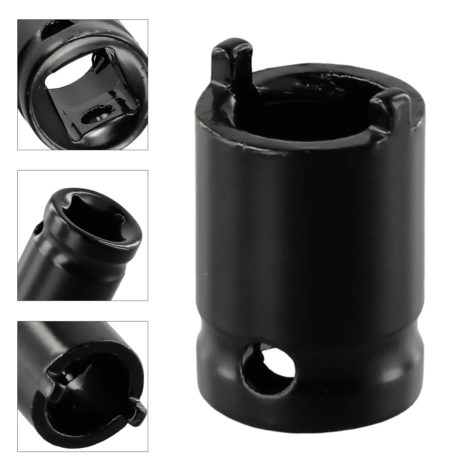 

Socket Wrench Angle Grinder Black Chrome Vanadium Steel Grinder Wrench 65g Thread Release 1.52*0.94in 38.5*24mm