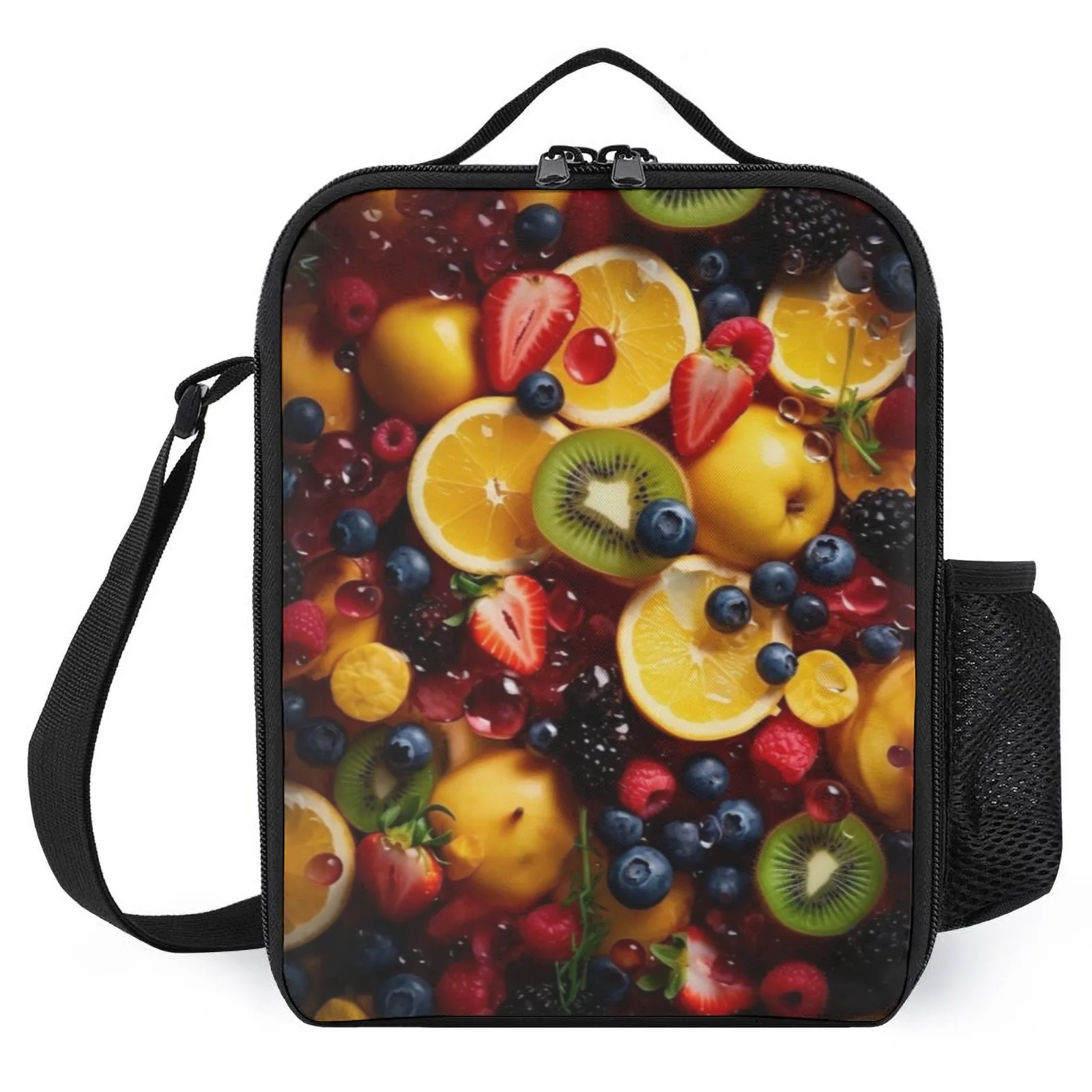 

Fresh Fruit Salad Lunch Bags Printed Lunch Bag With Cooler School Lunch Bags Children Insulation Lunch Box Bag