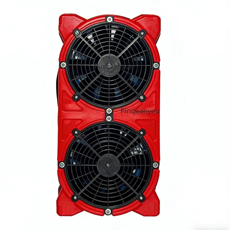 1400CFM Multiple Drying Positions Daisy Chain  Dual Double Fan Axial Blower Air Mover for Water Damage Restoration