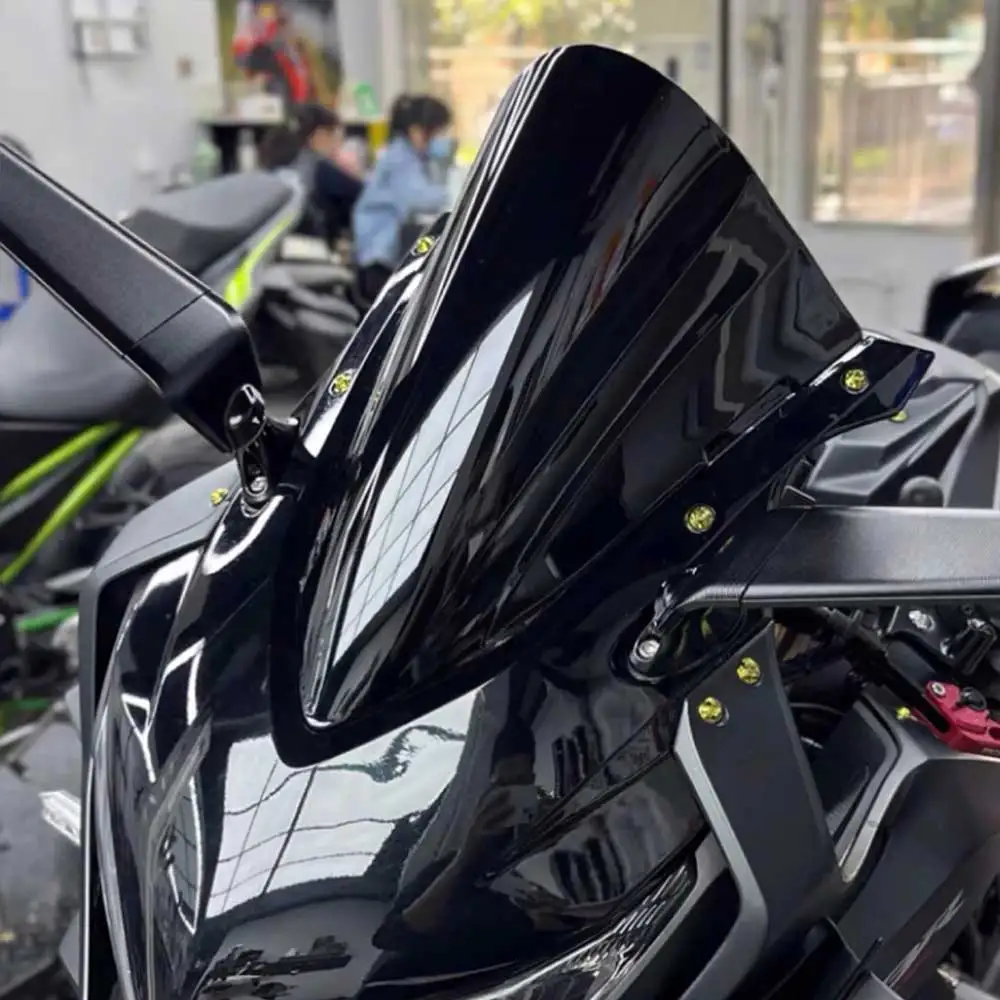 لهوندا CBR650R CBR650R 2019 2020 2021 2022 2023 2024 2025 دراجة نارية الزجاج الأمامي شاشة فقاعة مزدوجة CBR 650R