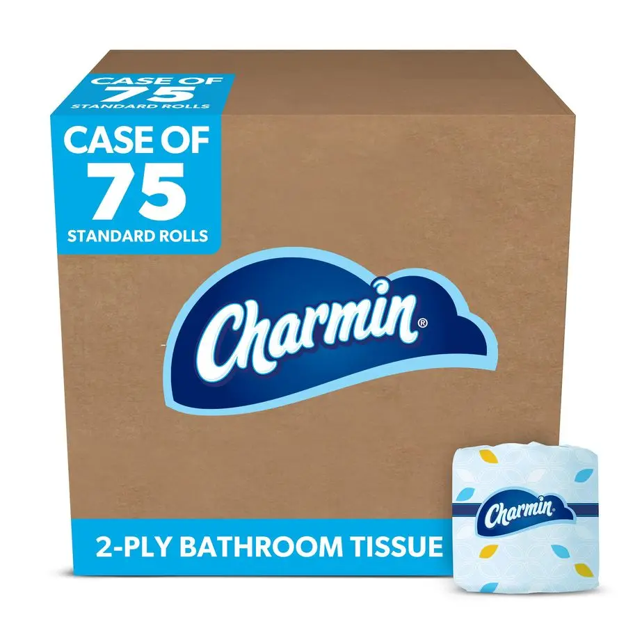 Commercial Bathroom Tissue, Septic Safe, Individually Wrapped, 2Ply, White, 450 Sheets roll, 75 Rolls carton