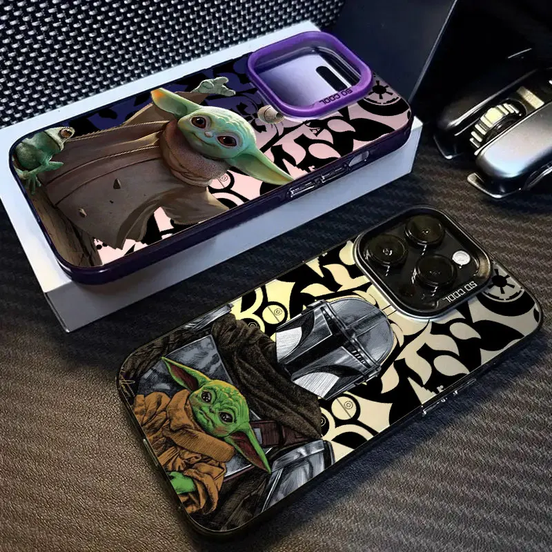 S-Stars-wars Baby Yodas Phone Case For iPhone 11 12 13 14 15 16 17 Pro Max 16e 17E 17 Air Plus Mini Shockproof Fundas Back Cover - view 2