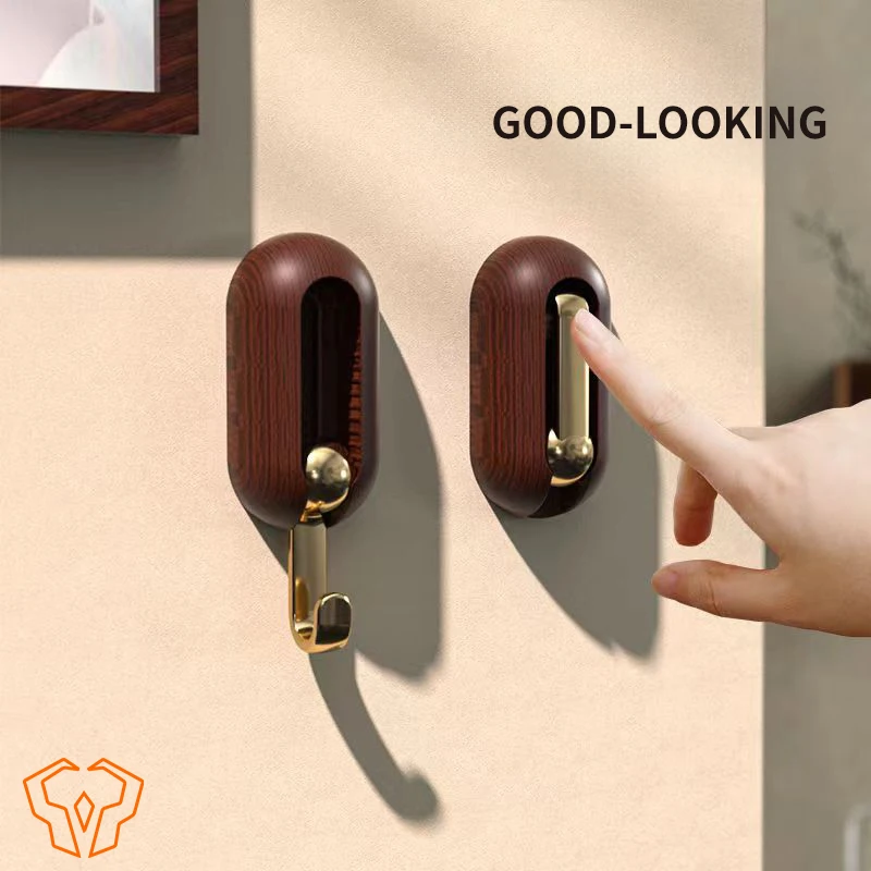 

Traceless Hook Load-bearing Hook Kitchen Bathroom Entrance Wall Behind The Door Hang Clothes Key No Need To Punch Holes