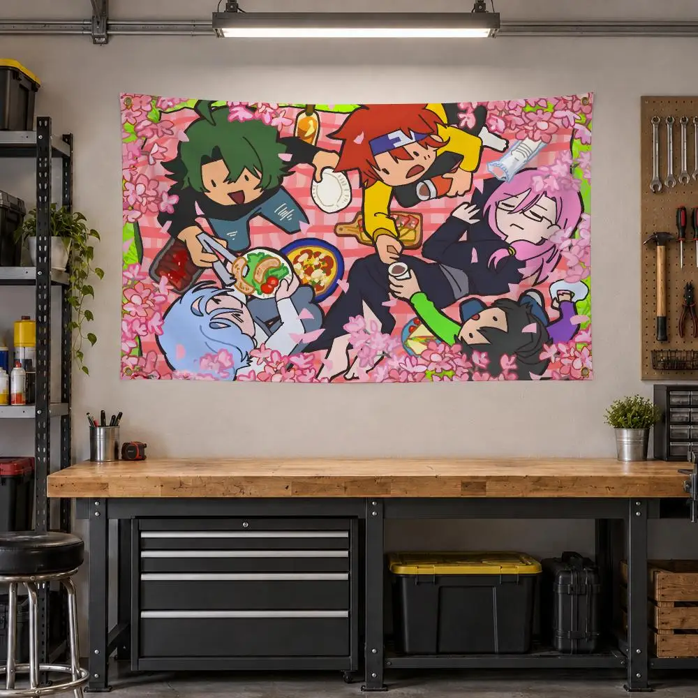 Anime SK8 Infinity Skate Flags Personalized Banner Flag Room Dorm Camping Picnic Garage Bar Outdoor Wall Decor