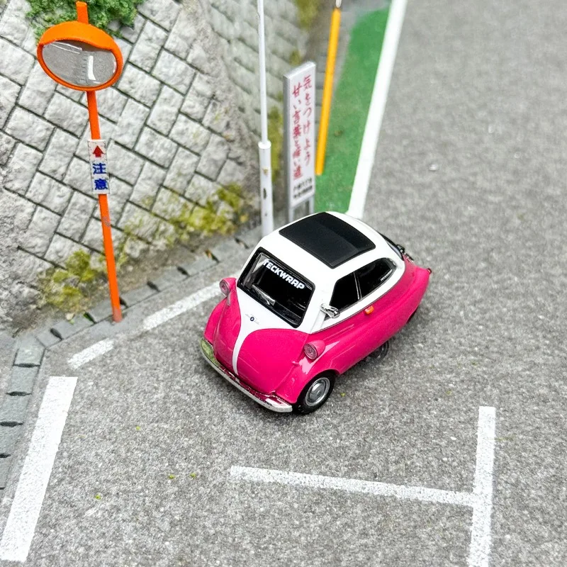 AR BOX 1: Modelo de coche en miniatura BMW Isetta de aleación a escala 1:64 - Artículo de colección, Regalo para niños, Decoración para adultos, Regalo para niños