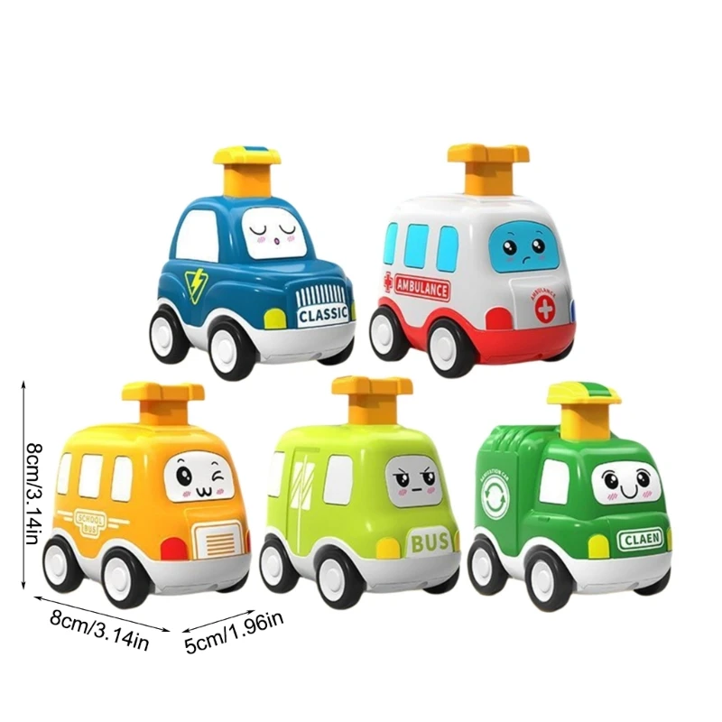 Coche colorido con motor fricción, juguete inercial para niños, regalos, modelo vehículo pequeño, coche combate