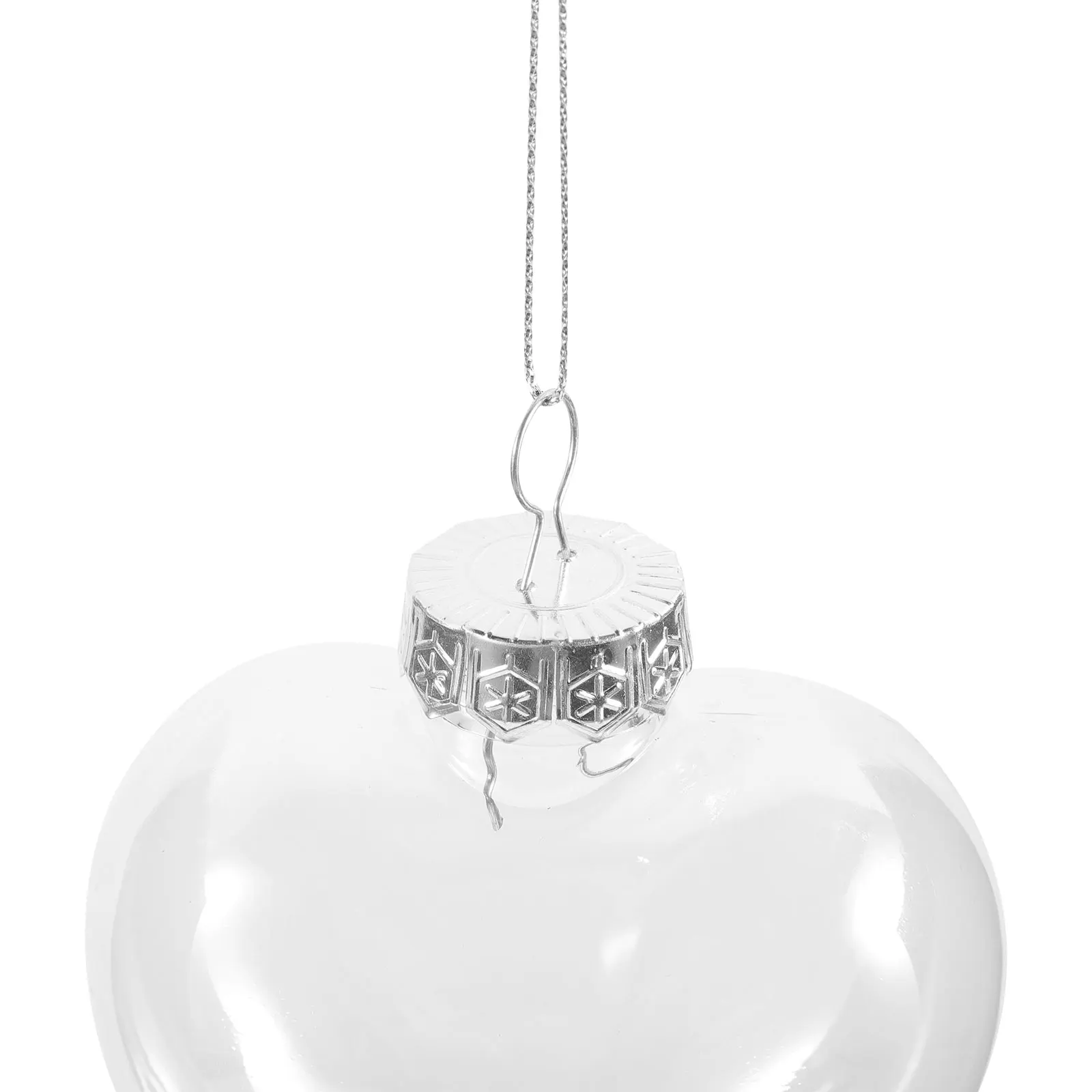 

Christmas Photo Ornament Ball Plastic Decoration Transparent Bauble Pendant Balls Decorating Supplies Tree