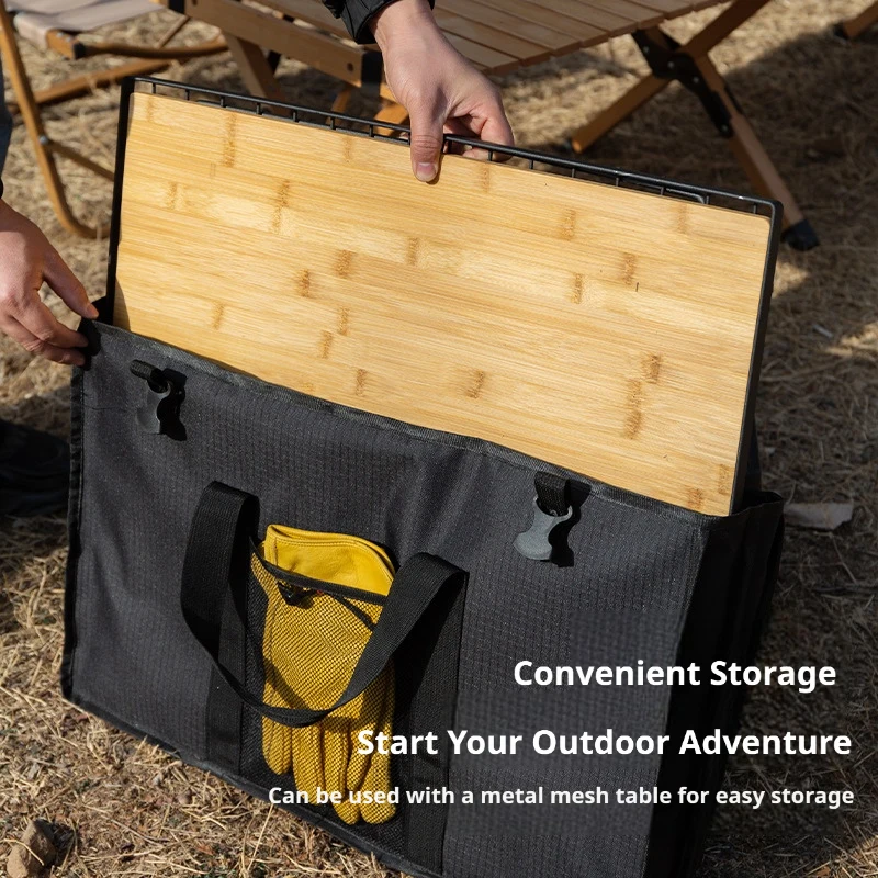 Outdoor Storage Bag Foldable Mesh Table Storage Bag Picnic Camping Table Oxford Bag Drawing Board Storage Moving Packing Bag