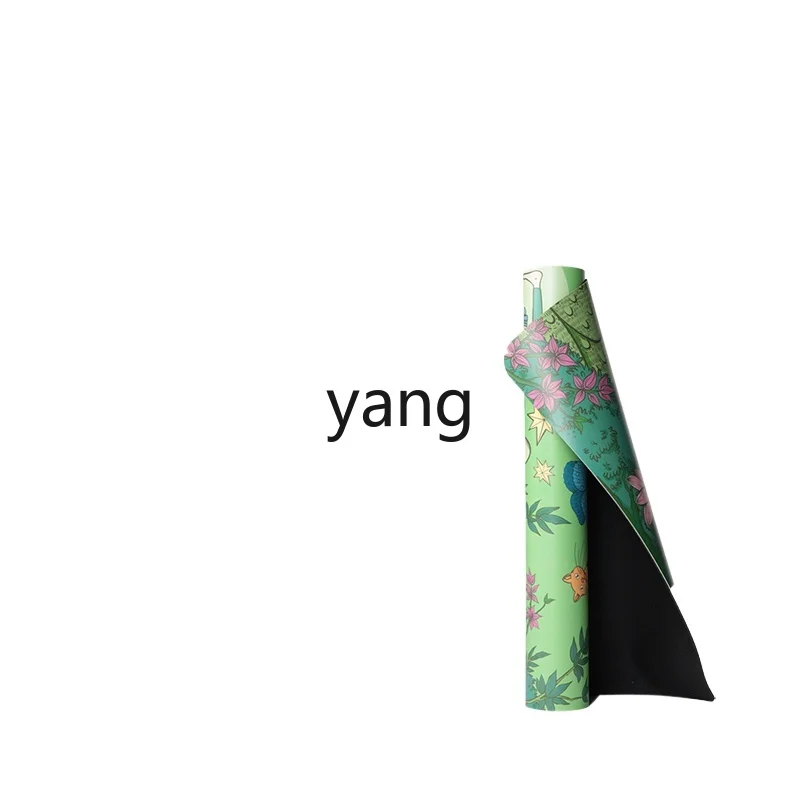 Yjq Rubber Yoga Mat Non-Slip Professional Female Men Widened Household Printed Gymnastic Mat