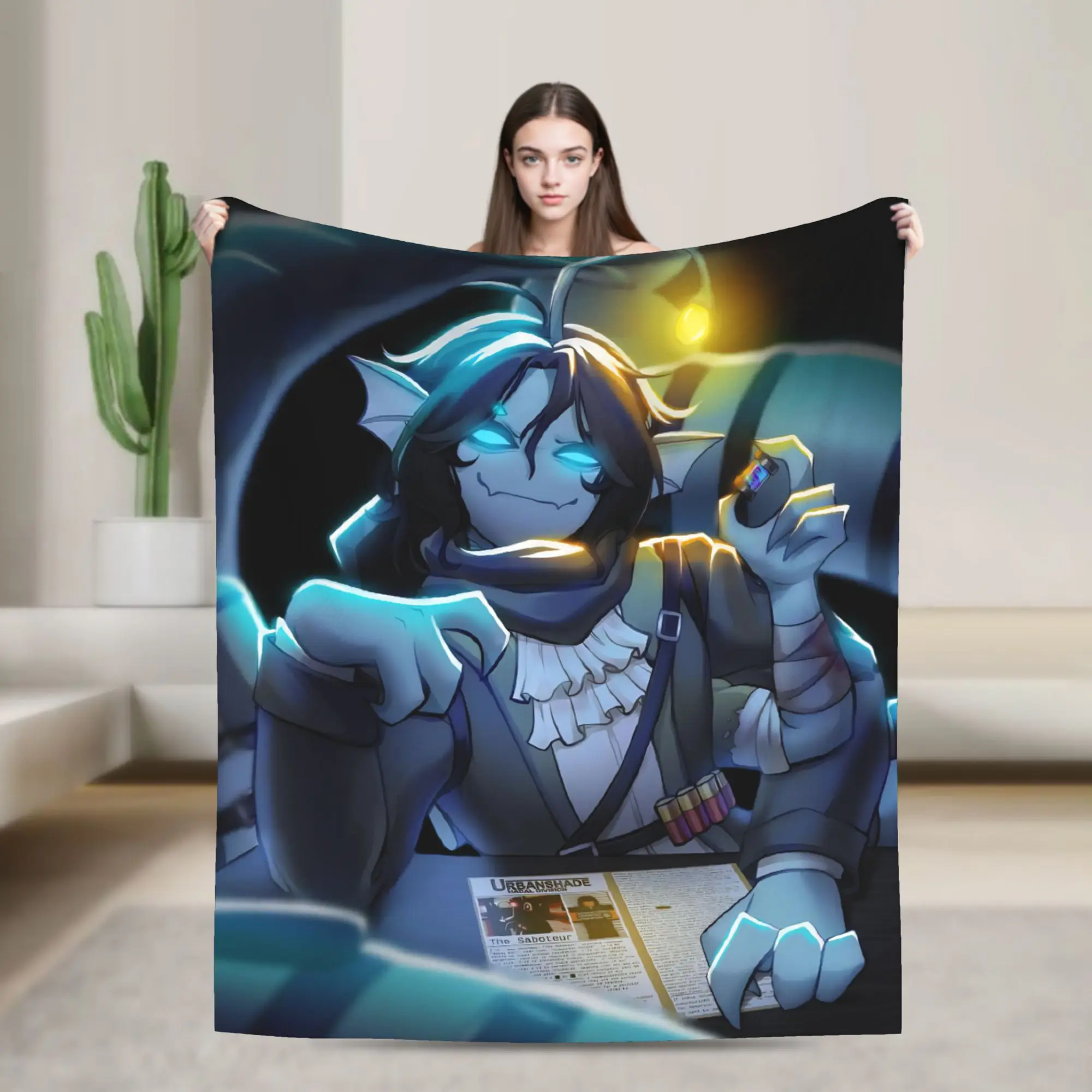 Warm Blankets Camping Sebastian Solace Pressure Game Throw Blanket  Flannel Bedspread For Bedroom Street Trend Sofa Bed Cover