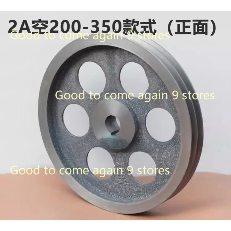 Type A Double Groove Diameter 200-220-250 Triangular Belt Wheel Outside Cast Iron Belt Disk Motor Accessories