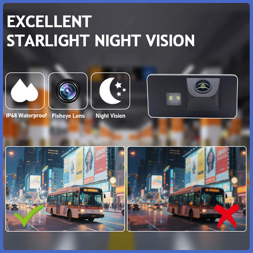 CCD Full HD Night Vision Fisheye Lens Rear View Camera For Volvo XC90 XC60 2007~2014 2015 2016 2017 2018 2019 Car Monitor