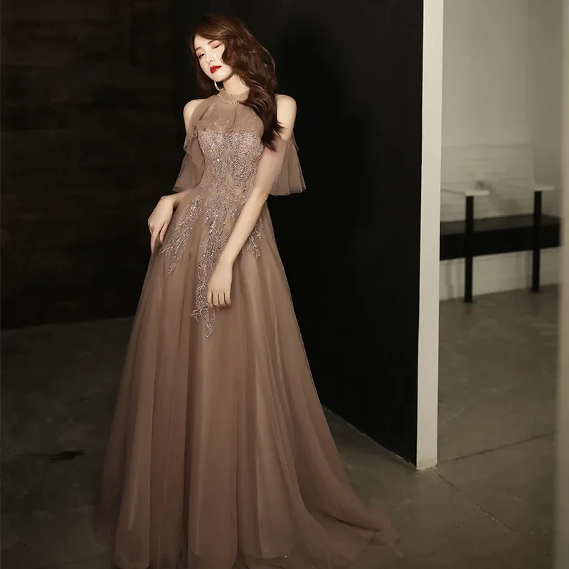 2022 New-style party long formal elegant maxi ball gown evening prom dress