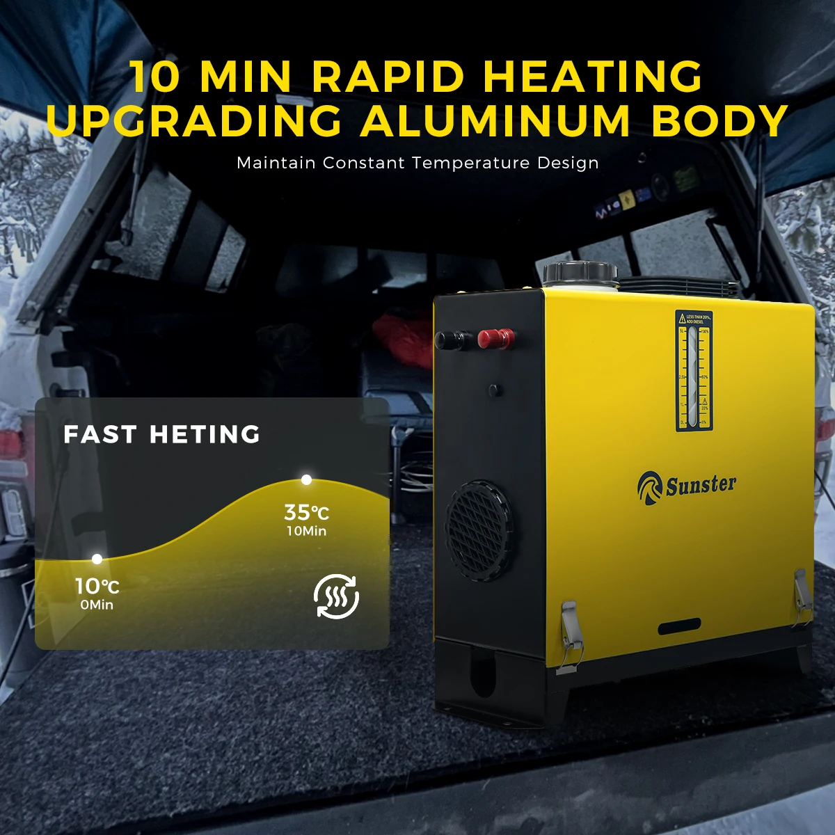 8kw الديزل سخان 12 فولت/24 فولت/220 فولت الكل في واحد الديزل مسخن الهواء ث/عن بعد LCD التدفئة السريعة لشاحنة RV متنقل قافلة شاحنة السفينة #4