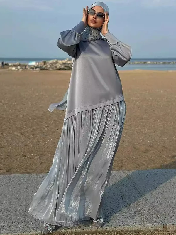 

Шикарный осенний винтажный круглый дизайн на молнии Ne, свободный повседневный длинный плиссированный женский комплект Dr Faion, цельный комплект