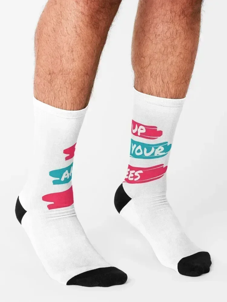 Shut up and do your burpees Socks valentine gift ideas professional running soccer anti-slip floor Male Socks Women's