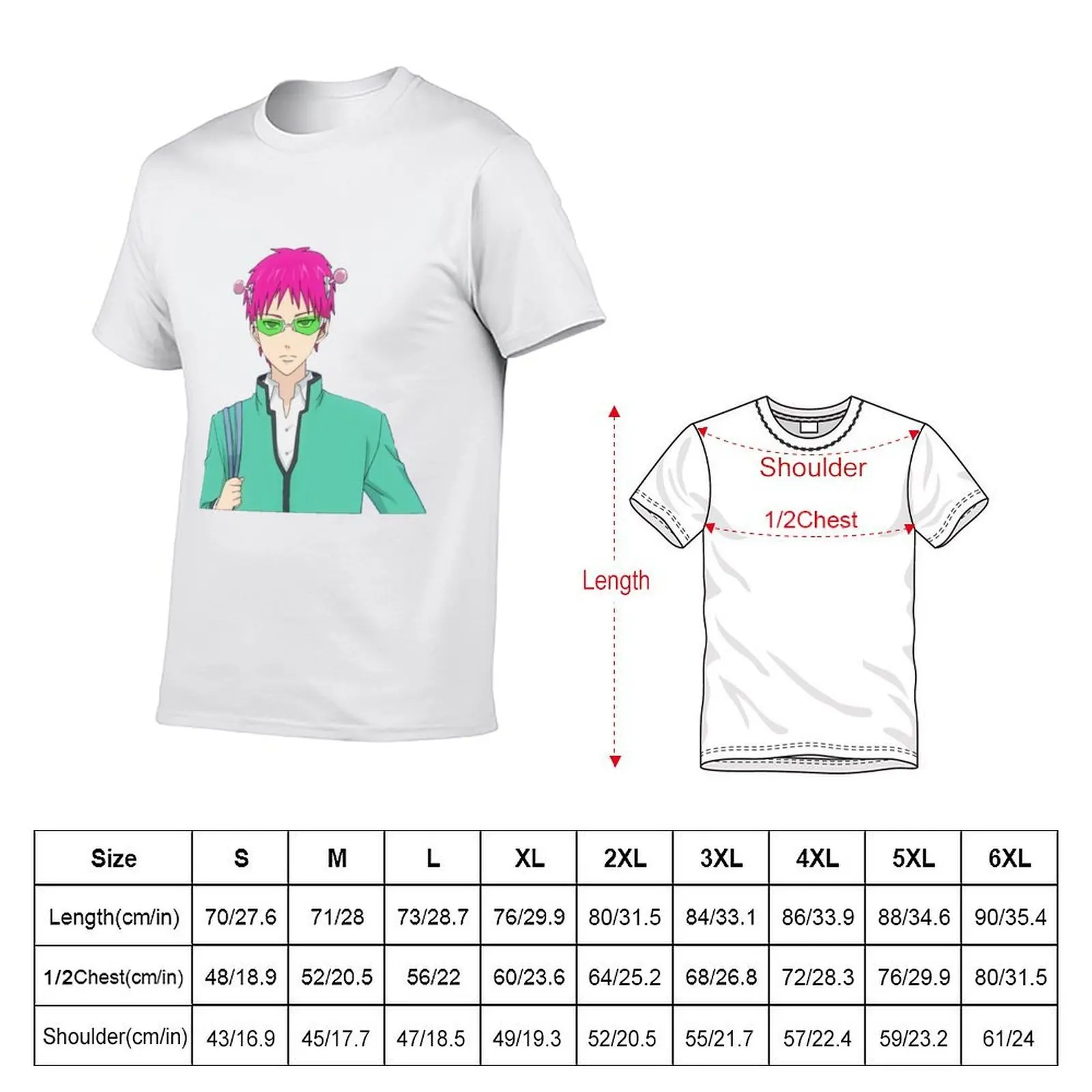 The Disastrous Life of Saiki K. T-Shirt funny t shirts dark humor anime t shirts for man T-Shirt