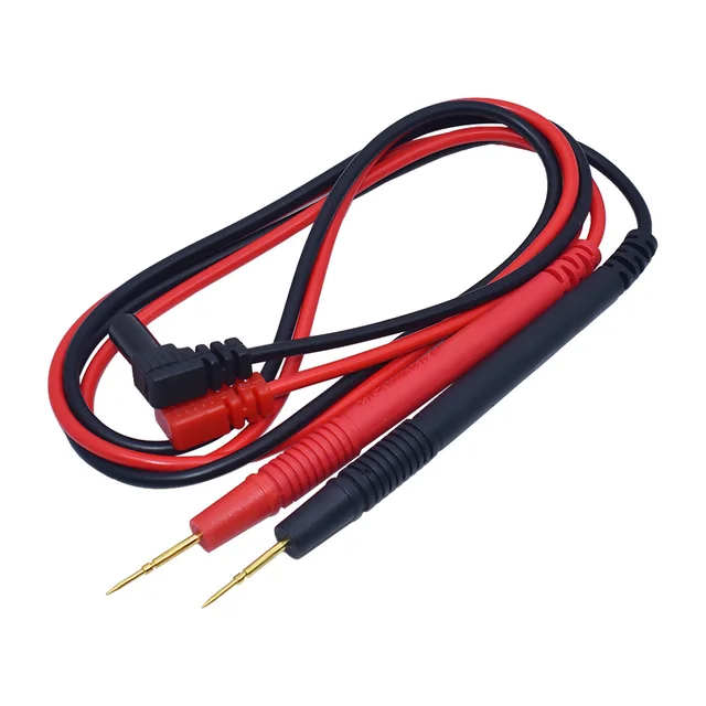 Nowy 1 para 70cm sonda multimetr przewód pomiarowy 1000v 10A kabel z drutu do miernik cyfrowy końcówka igłowa miernik igły przewody pomiarowe