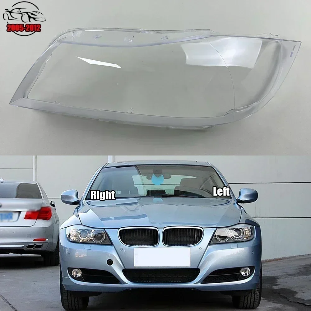 

Для BMW 3 серии E90 E91 318 320 325 328 335 2005-2012 ксеноновая крышка фары абажур прозрачный корпус фары линза
