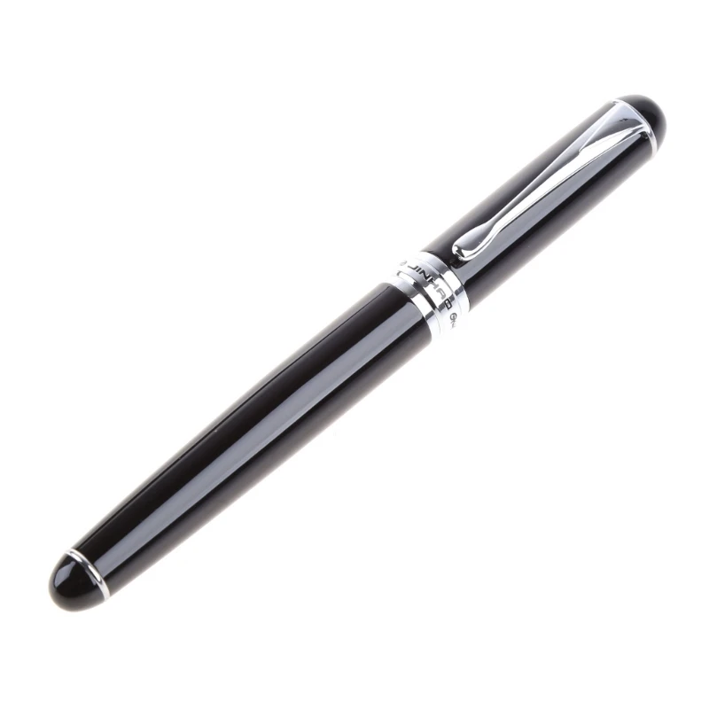 新品 ブラック Jinhao X750 デラックス ミディアム ペン先 18kgp 万年筆