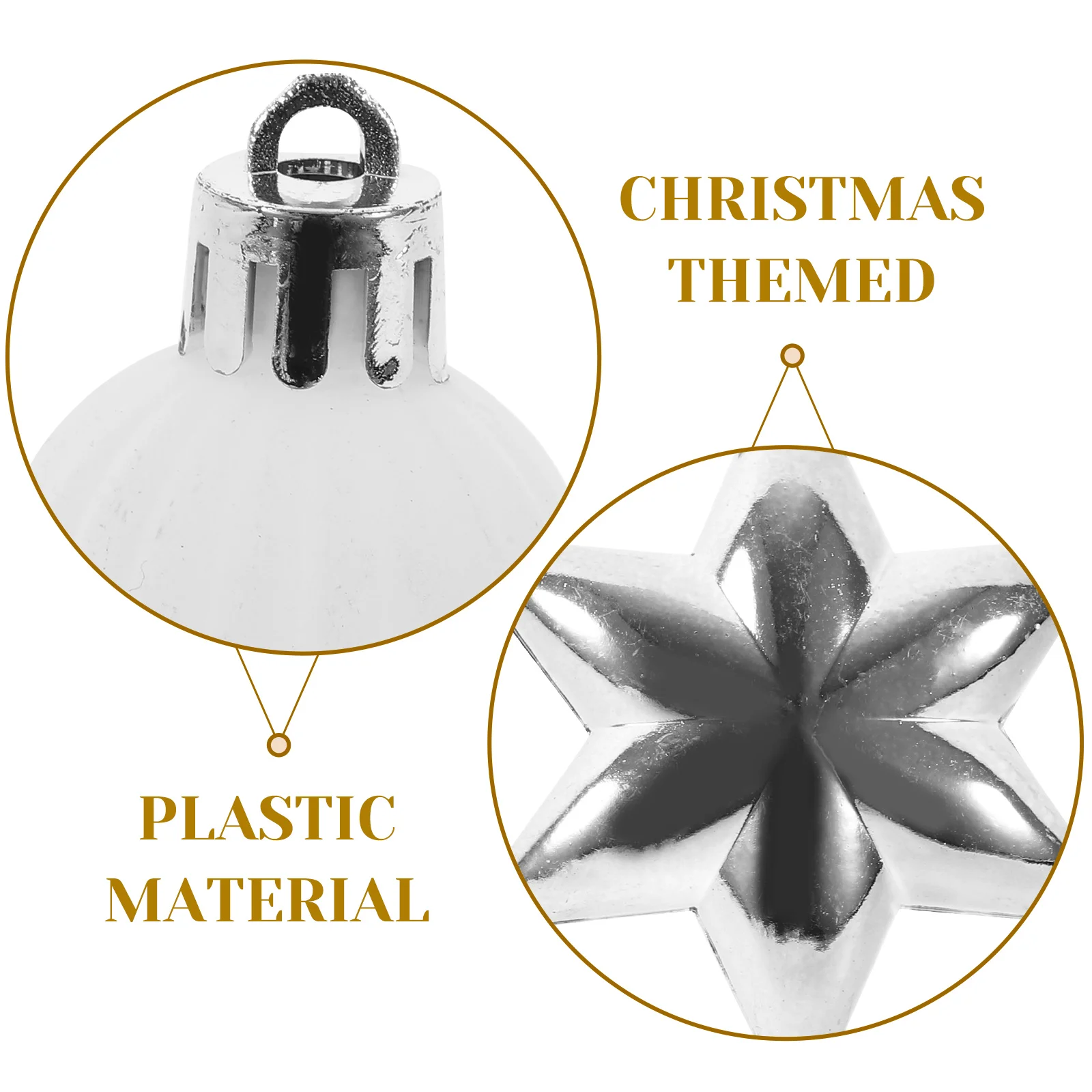 

1 Box Christmas Tree Topper Shatterproof Hanging Decorations Reusable Party Home Hotel Decoration Xmas Tree Pendant Xmas Balls