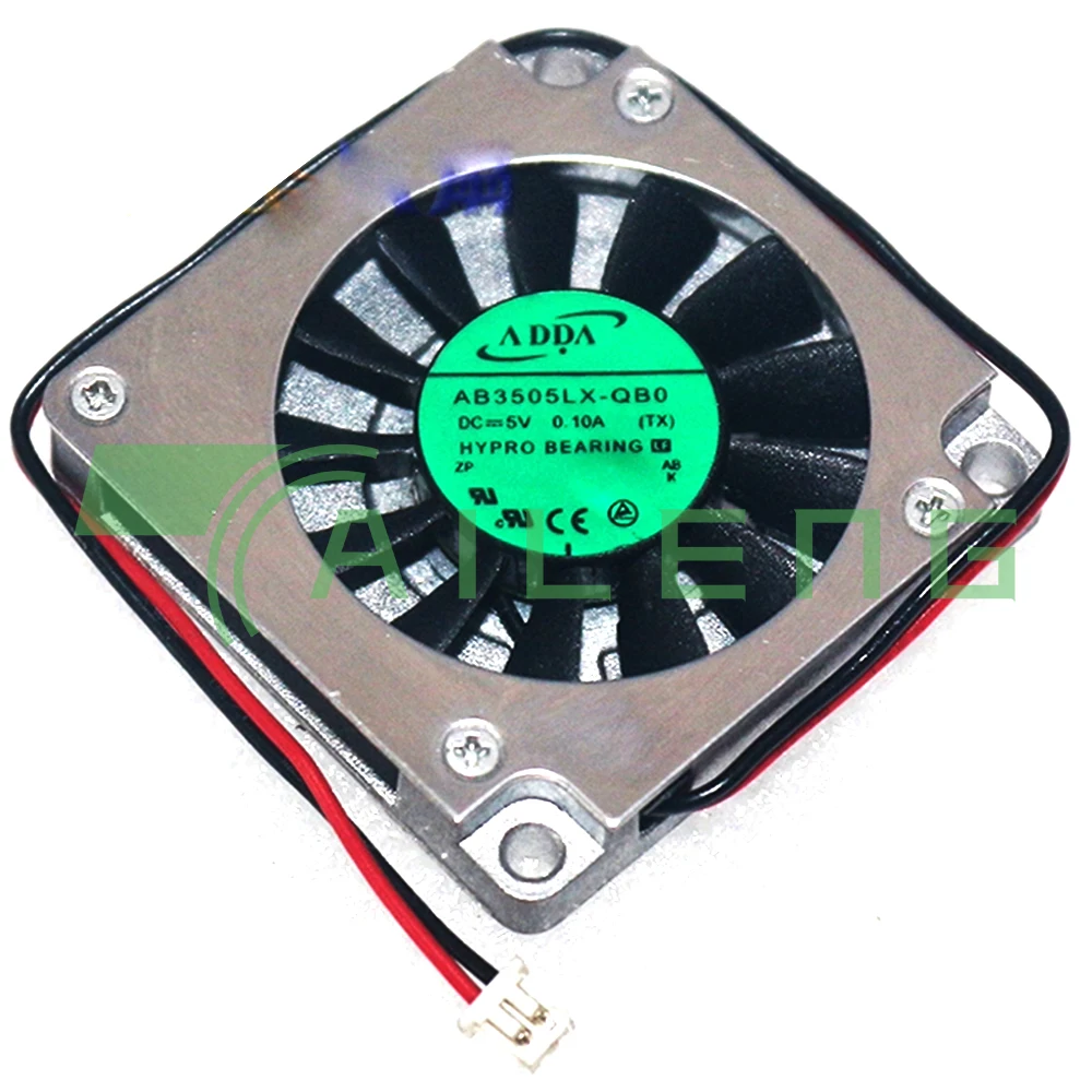 

NEW FOR ADDA AB3512MX-QB0 AB3505LX-QB0 DC 5V 0.10A 35X35X07mm 2-Pin Server Square blower Fan