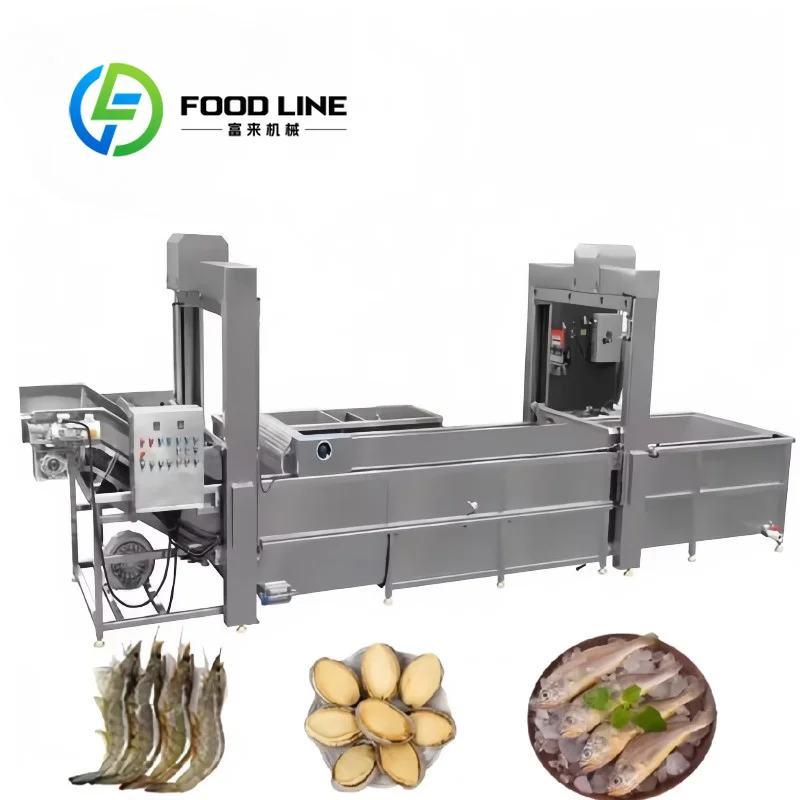 Continuous Water Bath Thawing Machine Adjustable Water Temperature Precise Control Avoids Overheating Raw Frozen Meat Seafood