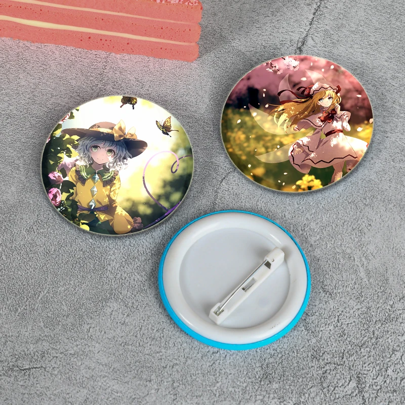 Touhou Project Button Pin, Hot Game, Creative Cute Art Danemark ge for Backpack Decor, GérCollection Cute, GerHandmade Gifts, 58mm